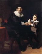 REMBRANDT Harmenszoon van Rijn Jean Pellicorne and His Son Casper Germany oil painting artist